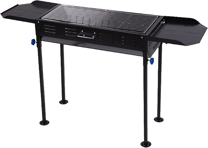 YYDS Charcoal Grill Folded Charcoal BBQ Grill Set,Stainless Steel Large BBQ Charcoal Grill Smoker Barbecue for Outdoor Cooking Hiking Picnics BBQ Grill