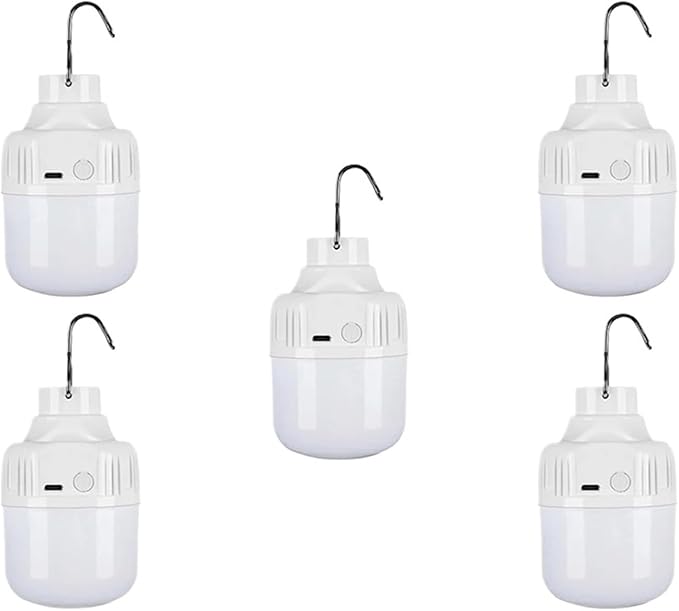 1-10pcs Outdoor High Power Portable LED Light Lanterns Charging Emergency Lamp Camping BBQ lamp Search Light Emergency(80w 5pcs)