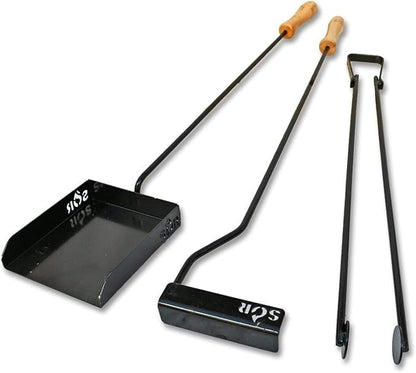 Argentine grill asado brasero parrilla iron.Premium Brasero + BARBECUE KIT (Shovel, Poker and Tongs) - Sor Pampa Grill