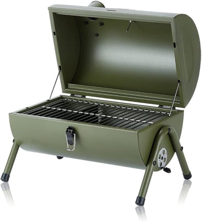 Bbq Grill Charcoal Grill Charcoal Stove Portable Outdoor Barbecue Home BBQ Accessories Barbecue Grill Outdoor Travel Barbecue Tools Barbecue Grill Charcoal Griddle (Color : Green)