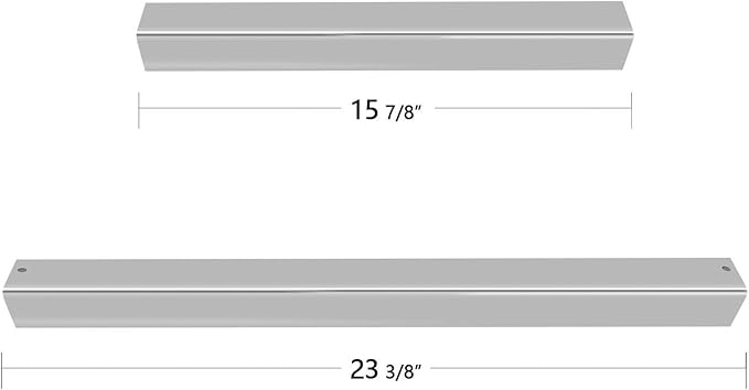 Hongso 13-Pcs Stainless Steel Flavorizer Bars and Burner Tube Kit Replacement for Weber Genesis I - IV, Genesis 1000-5000, Genesis Platinum I & II, with Side Control Panel, 5 pcs 23-3/8" 8 pcs 15-7/8"
