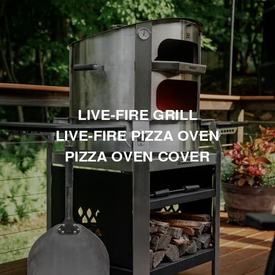 Breeo Live-Fire Grill Pizza Oven Bundle - Portable Wood Stove - Campfire Cooking Equipment - Live-Fire Pizza Oven, Grill, Cover, Skillet Rest Included - Compatible with All X24 Accessories