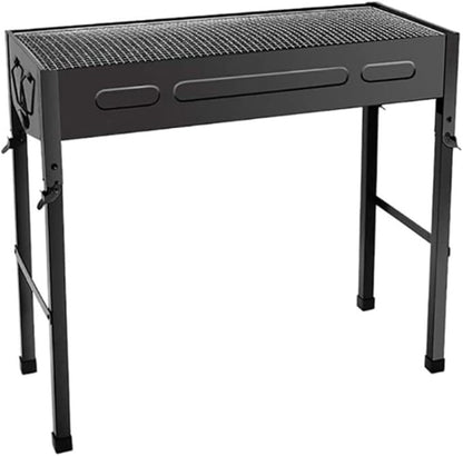 Camping Barbecue Grill Folding Barbecue Grill Stainless Steel BBQ Grill Outdoor Portable Charcoal Grill BBQ Camping Grill Travel Barbecue Charcoal Grill
