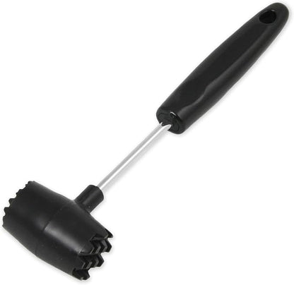 Chef Craft Select Meat Tenderizer, 9.5 inch, Stainless Steel/Black