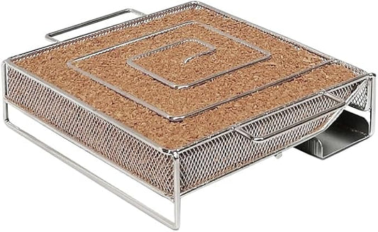 8 Inch Cold Smoke Generator for Smoker or BBQ Grill, Stainless Steel Pellet Smoker Tray for Wood Dust Hot and Cold Smoking, Ideal for Smoking Salmon, Cheese, Pork, Burn Time up to 6-7 Hours