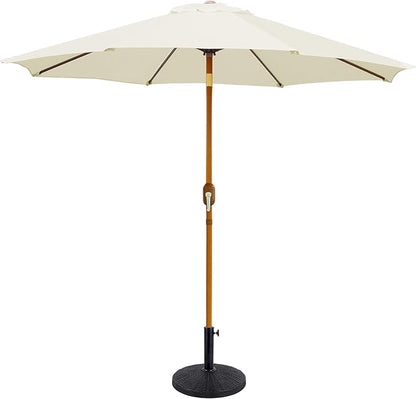 Blissun 26.5 lbs Heavy Duty Patio Market Umbrella Base Stand