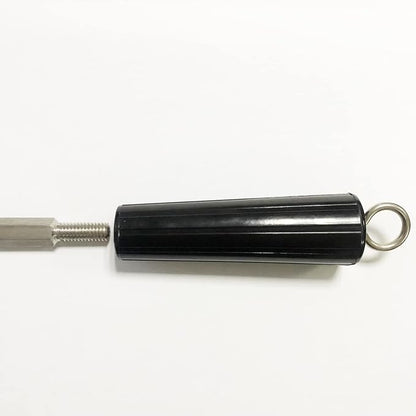 Premium Insulated Grill Rotisserie Spit Rod Handle with Ring, Compatible with Blaze Bull and Many Grill Brands, Fits: 1/2 Inch(12mm) Hexagon & Round Spit Rod