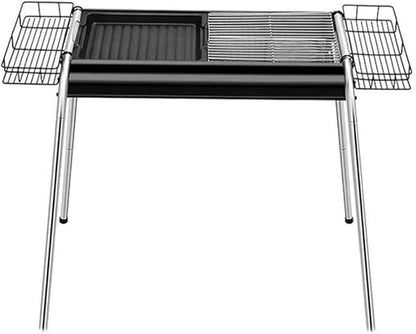 Barbecue Grill Stainless Steel Charcoal Barbecue Shelf, Outdoor Picnic Barbecue, Camping, Terrace Backyard Cooking, Three Colors Available
