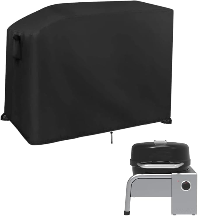 Mini Gas Grill Cover for Charbroil Bistro Pro Tabletop Electric Griddle | 21.5x19x19,Waterproof Dustproof Heavy Duty Oxford Fabric