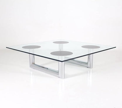 Clear Tempered Glass Table Top 20 Inch Square Flat Edge with 1/2 Inch Thickness for Dining, Coffee or Side Tables by Fab Glass and Mirror