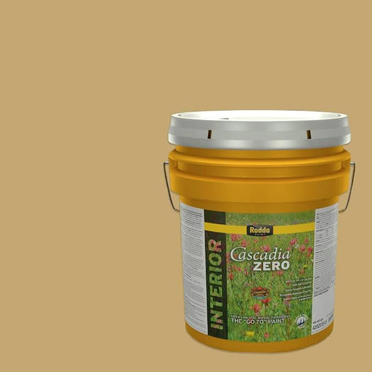 Rodda Paint CASCADIA ZERO Interior Flat Paint & Primer in One, 5-Gallon, Jungle Expedition