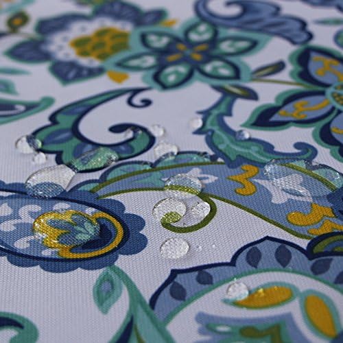 EHouseHome Outdoor Indoor 70inch Round Tablecloth with Umbrella Hole and Zipper, Waterproof Zippered Patio Table Cloths, Spring/Summer Table Covers for Backyard Circular Table/BBQs/Picnic