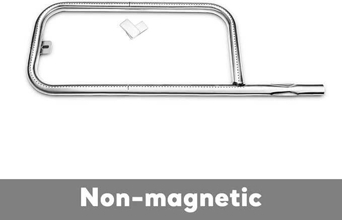 41862 Grill Burner for Weber Q200, Q220, Q2000 Q2200, 396000, 396001, 396002, 566002, 53060001, 304 Stainless Steel 20.5 Inches Grill Burner Tube Pipe Kit Replacement for Weber 69956/60041