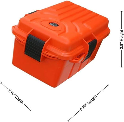 MTM Survivor Dry Box with O-Ring Seal (Orange, Small) (Pack of 6)