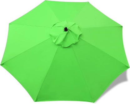 Sunnyglade 9ft Patio Umbrella Replacement Canopy Market Umbrella Top Outdoor Umbrella Canopy with 8 Ribs