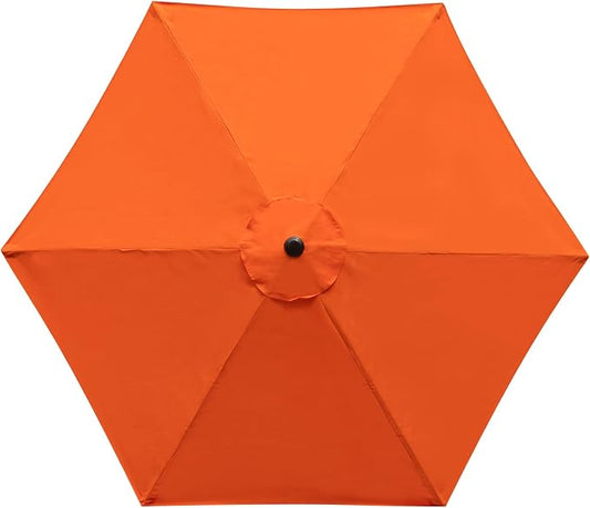 10 Feet Patio Umbrella Replacement Canopy for 6 Ribs, Market Umbrella Top, Yard Table Umbrella Top Cover,Universal Strong and Thick Umbrella Canopy,Canopy Only