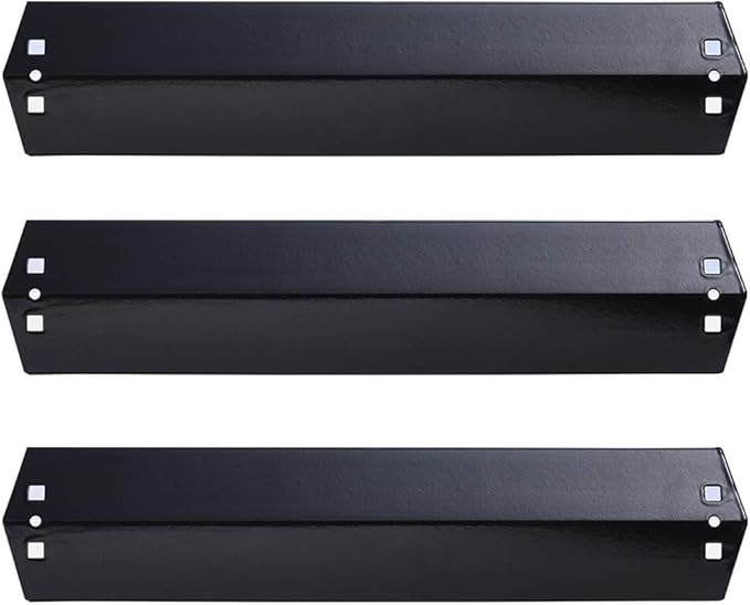 P9505A(3-Pack) Porcelain Steel Heat Plate,Heat Shield, Heat Tent for Chargriller Charcoal 3001, 3008, 3030, 4000, 5050, 5252, 5650 Gas Grill