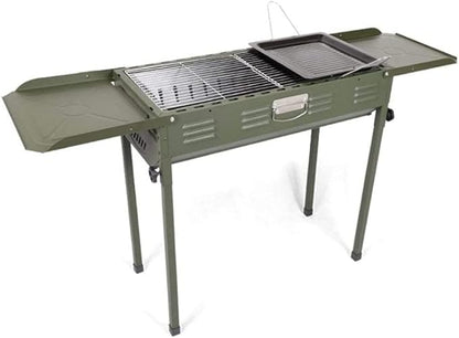 Charcoal Grill Portable BBQ Grill Thickened Large Barbecue Grill Home BBQ Barbecue Outdoor Charcoal Grill for 5 People BBQ Grill