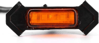 Keenso 4pcs Car Grille Light ABS LED Grille Light 12V High Brightness Front Bumper Lamp for 2016 2017 2018 2019 2020 Night Driving (Yellow Shell Yellow)