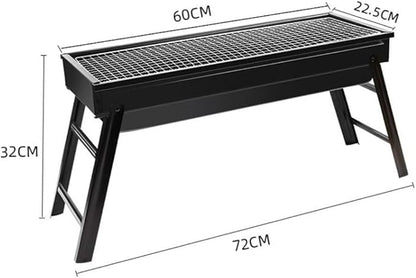 Pull Type Barbecue Rack Household Charcoal Grill Outdoor Skewer Stove