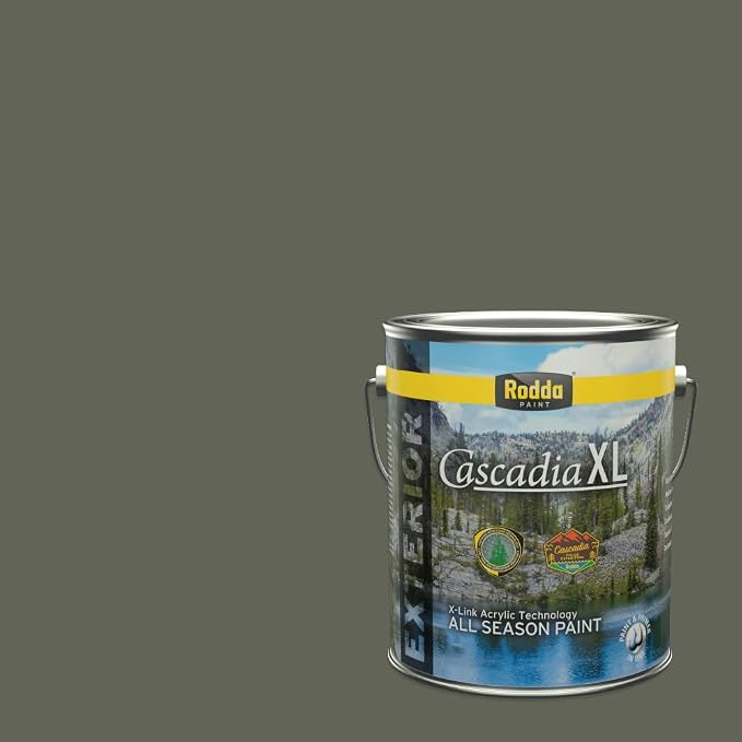 Rodda Paint CASCADIA XL Exterior Velvet Paint & Primer in One, 1-Gallon, Clover Patch