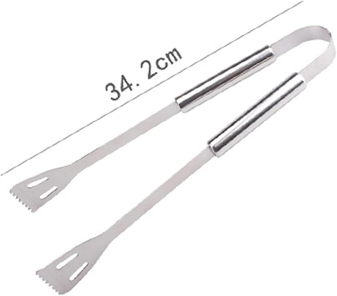 BBQ Grill Tools Set with Carry Bag Stainless Steel Barbeque Accessories for Camping & Backyard (7in1)