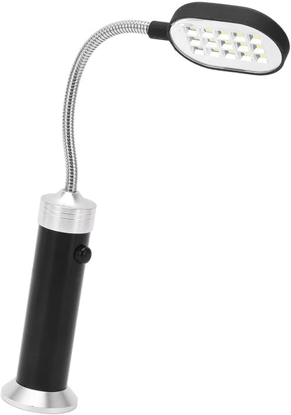 LEDGooseneckLight LED Gooseneck Light for FishingMagnetic Gooseneck Lamp, HighBrightness MagneticLamp Magnetic Lampfor BBQ for Fishing for CyclingJob Site Lighting (Black)