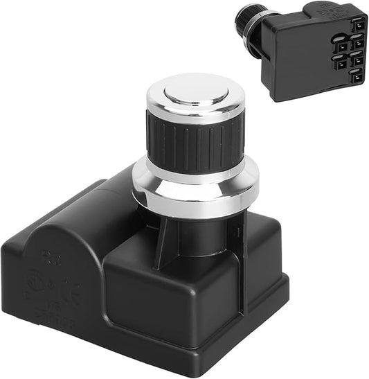 DHL-128-6Q Grill Igniters for Nexgrill Replacement Parts, 6 Outlet Tact Push Button Grill Igniter for Nexgrill 5 Burner Parts 720-0888 720-1046 720-0888S for Nexgrill Igniter Replacement