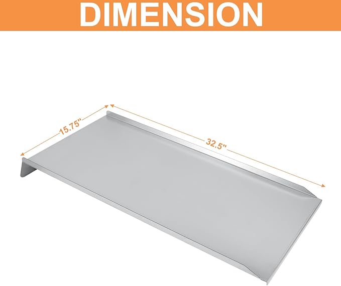 BCA006 Drip Tray Heat Baffle & BAC410 Liners Kit for Traeger Drip Pan Grill Replacement Parts Pro SER 34 Accessories, Eastwood 34, Texas Elite 34, Texas Elite, Limited Edition, Texas Pro,BBQ075 BBQ100