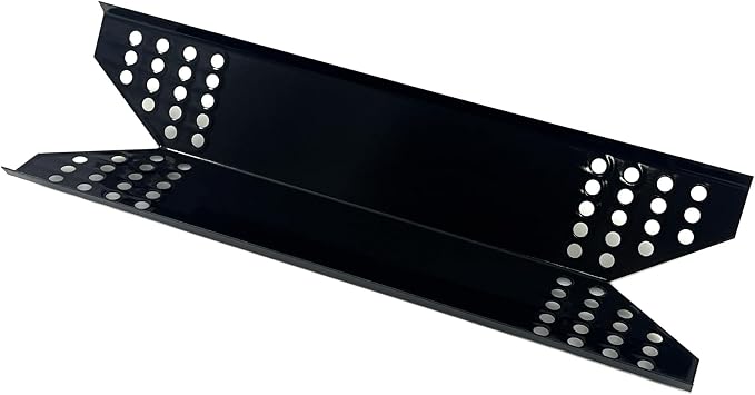 Parts DP127 (4-pack) Porcelain Steel Heat Shield/Heat Plates 15 1/4'' x 4 3/4'' Replacement for Sams 720-0691A, Sams 730-0691A, 720-0778A, 720-0778C Gas Grill Models