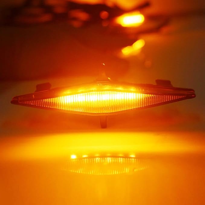 4pcs Amber LED Grille Lights for 2014-2019 Toyota 4Runner TRD Pro Grille SR5 TRD Off-Road Limited TRO Pro