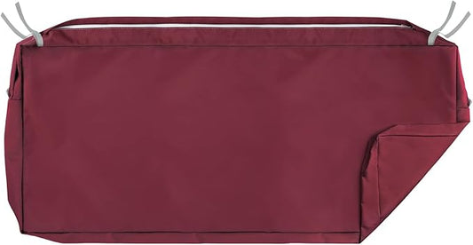 NettyPro Patio Bench Swing Cushion Cover, Outdoor Furniture Cushion Covers Replacement Water Resistant UV Protection Outside Loveseat Cushion Slipcovers with Zipper, 59 x 18 x 3 Inch