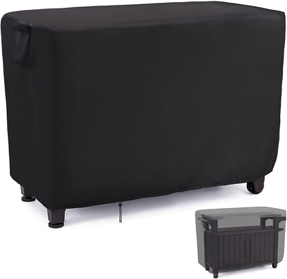Patio Prep Table Cover for 52 Inch Keter Unity XL Portable Outdoor Table, Waterproof Outdoor Bar Table Covers, Outdoor Grill Cart Pizza Oven Table Cover - 52 x 22 x 33 Inch