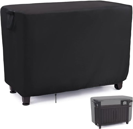 Patio Prep Table Cover for 52 Inch Keter Unity XL Portable Outdoor Table, Waterproof Outdoor Bar Table Covers, Outdoor Grill Cart Pizza Oven Table Cover - 52 x 22 x 33 Inch