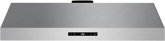 COSMO UMC36 36 in. Haven Collection 380 CFM Ducted Under Cabinet Range Hood, LED Lights, Touch Controls, Stainless Steel