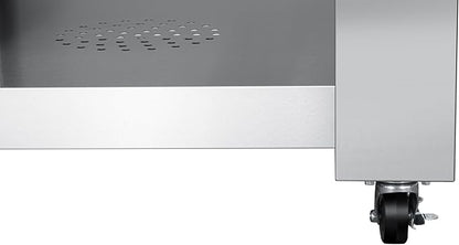 KoolMore 32 in. Outdoor Wood Fired Pizza Oven in Stainless-Steel (KM-OKS-WFPO)