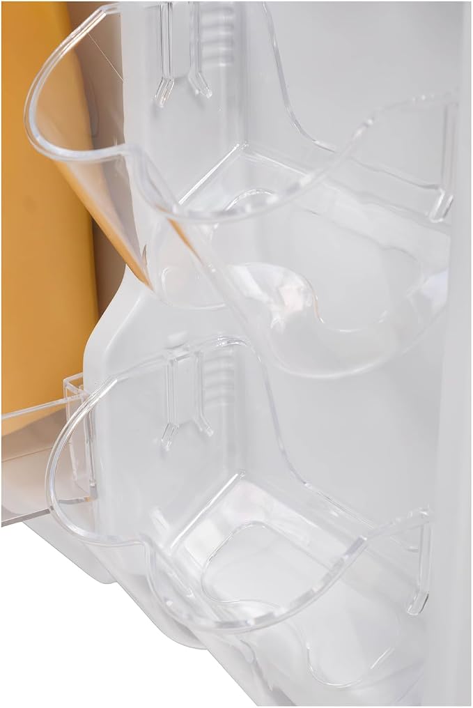 3.1 cu. ft. 2-Door Retro Mini Refrigerator in Stainless Steel