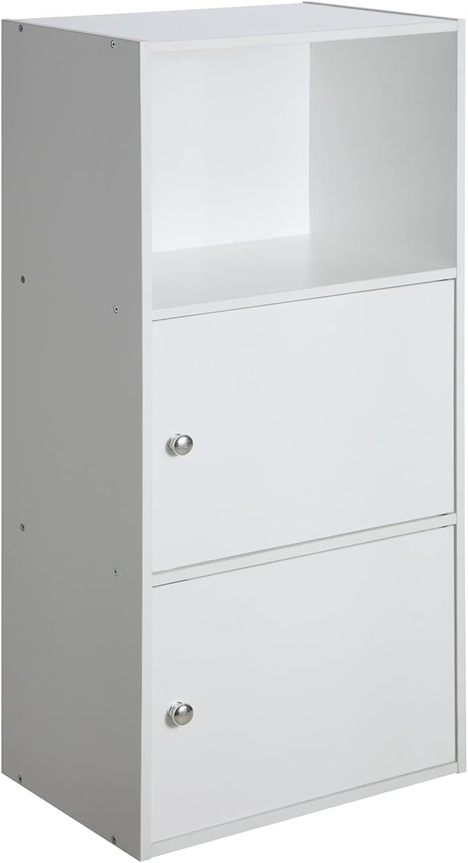 Convenience Concepts Xtra Storage 2 Door Cabinet, White (151187W)