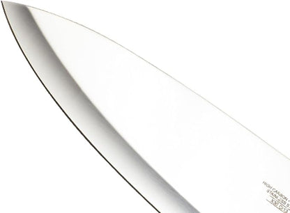 Mercer Culinary M18010 Millennia Black Handle, 10-Inch Wide Hollow Ground, Chef's Knife