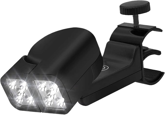 Double Head Grill Lights, Heat Resistant LED Lamp, Multifunctional Rotatable Light, for BBQ Night Fishing