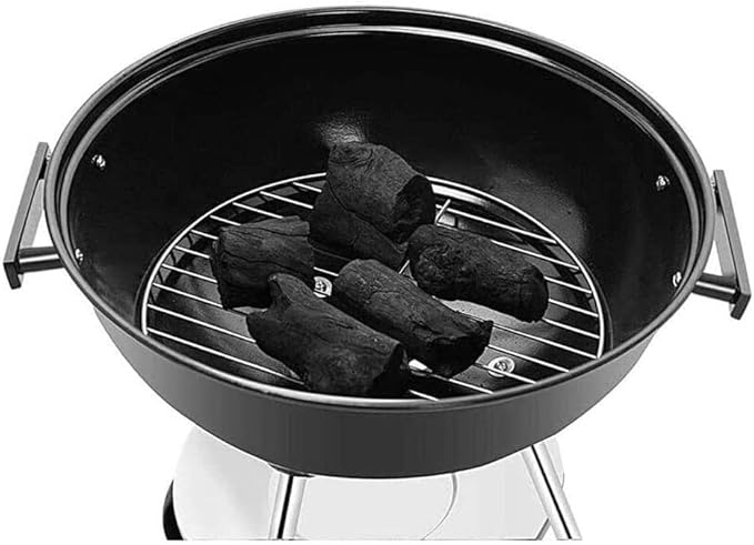 Bbq Grill Charcoal Grill Charcoal Stove Barbecue Grill BBQ Barbecue Stove Outdoor Portable Round BBQ Charcoal Grill With Cover For Outdoor Picnic Barbecue Grill Charcoal Griddle