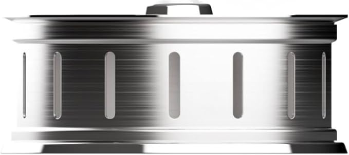 Bar B Krew Hubcap Smoker Box For Gas Grills, 5" x 2" Stainless Steel Wood Chip Smoker