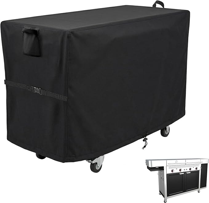 Grill Cover for Charbroil Medallion Series Vista 4 Burner Outdoor Kitchen Griddle, Waterproof Outdoor BBQ Grill Cover - 70 x 23 x 39 Inch