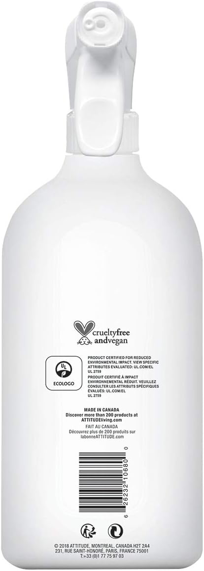 ATTITUDE Kitchen Cleaner Spray, EWG Verified, Degreaser Spray to Cut Grease & Grime, Plant-Based & Vegan, Citrus Zest Scent, 27.1 Fl Oz (Pack of 2)