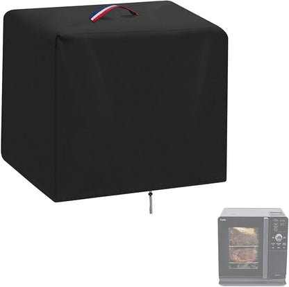 BBQ Grill Cover for GE Profile Indoor Pellet Smoker, Waterproof 600D Outdoor Smoker Covers Electric Grills Covers - 17" W x 20.5" D x 16" H