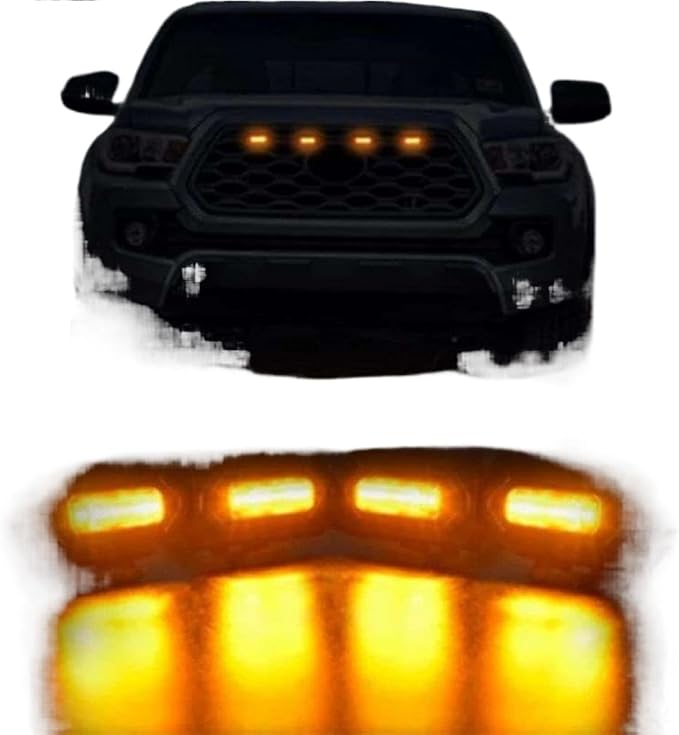 12V LED Small Yellow Light Retrofit Carabiner Compatible with 2020 Tacoma TRD Off-Road Trim