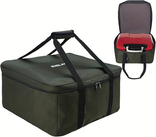 Carrying Bag for Cuisinart CGG-180T Grill, Portable Grill Bag for Outdoor Gourmet Grill, Tabletop Grill Storage Bag for Cuisinart CGG-180T (Grey)