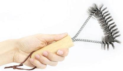 Air Fryer Grill Brush Stainless Steel Accessory Cleaner for Racks Compatible with Philips, Ninja Foodi, Chefman, Power Airfryer, Secura, Black Decker, GoWise, Emerald +More - 8 inch
