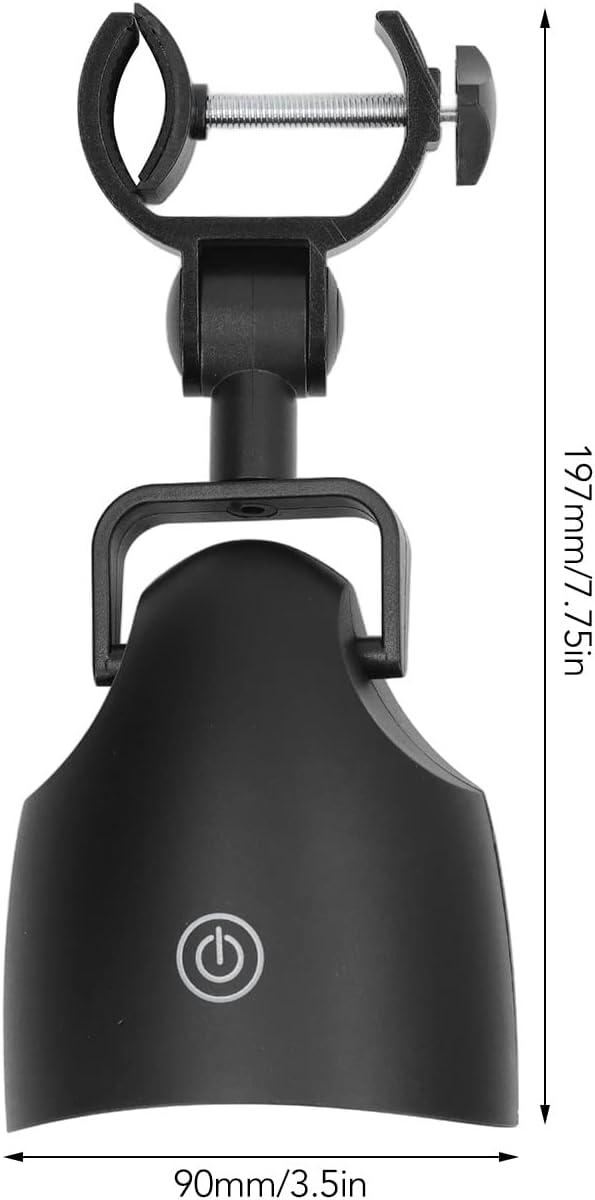 Barbecue Grill Light with 10 LED Lights, Wireless Camping Emergency Light for Gas Charcoal Electric Grill, Adjustable Clamp Touch Control 3 Brightness Modes