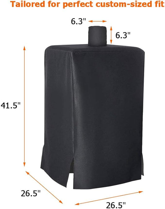 NEXCOVER 73550 Pellet Smoker Cover, 600D Heavy Duty BBQ Grill Cover for Pit Boss Grills 77550 5.5 and 5 Series PBV5P1, pro Series 4 Vertical Pellet Smokers PBV4PS1